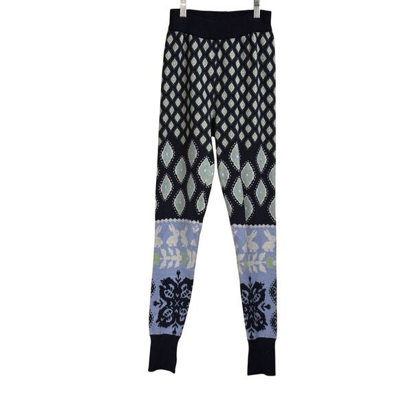 Intimately Free People Fuzzy Feelings pajama pants, Fair Isle, Soft girl, lounge - Picture 1 of 4